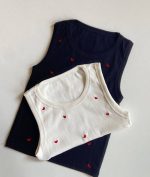 تاپ گلدوزی قلبی